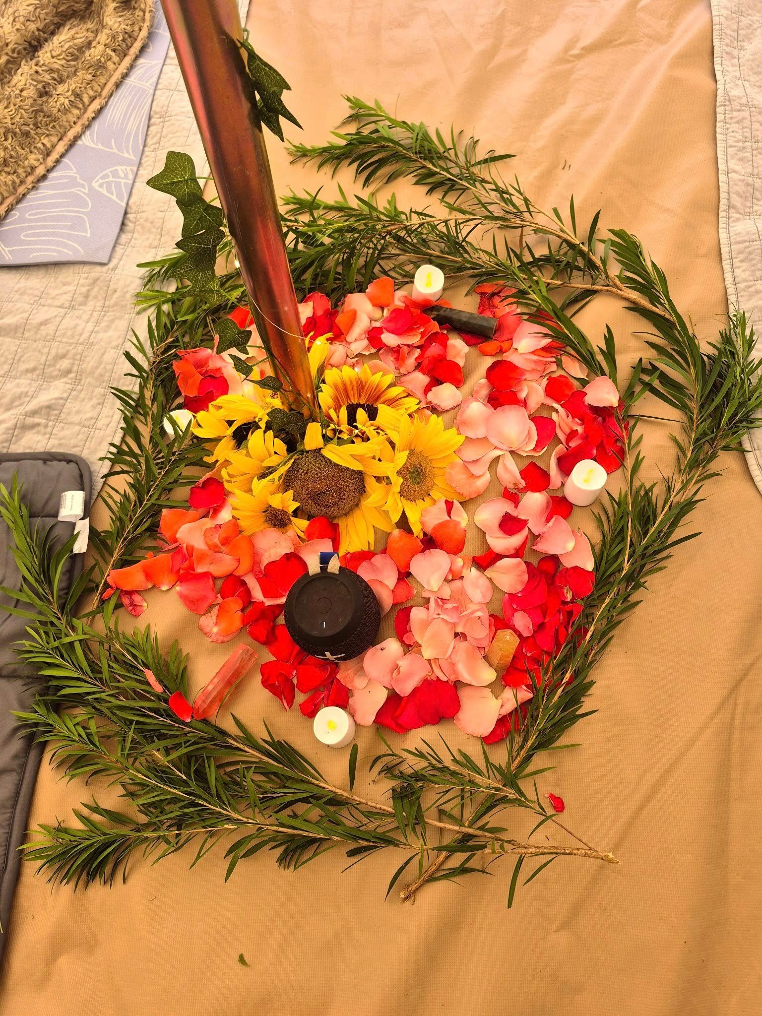 Healing space and wellness activities